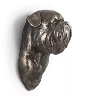Brüsseler Griffon, Griffon Bruxellois - Hundestatue, hängende Büste, einzigartige Dekoration für Hundeliebhaber der Marke Art-Dog