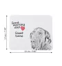 Deutsche Dogge, Ulmer Dogge, Große Dogge I - Mauspad mit Druck, personalisiertes Mauspad mit Hund, einzigartiges Gadget für Büroangestellte von Art-Dog.