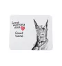 Great Dane - mouse pad with print, personalized dog-themed mouse pad, unique gadget for an office worker by Art-Dog brand