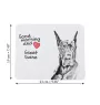 Great Dane - mouse pad with print, personalized dog-themed mouse pad, unique gadget for an office worker by Art-Dog brand