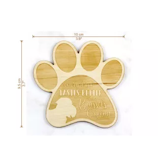 Griffon bruxellois - Sous-verre mug, sous-verre gravé avec chien, cadeau pour amoureux des chiens par la marque Art-Dog