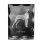 Great Dane - crystal with a picture of a dog, glass statuette with a picture, unique frame with a picture from Art-Dog brand