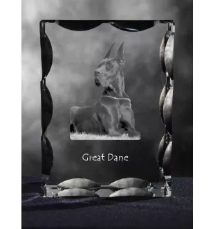 Dog niemiecki I ramka kryształowa z psem Art-Dog