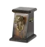 Greyhound, English Greyhound - urn for dog ashes, elegant urn with a statue, commemorative urn with a bust of a dog by Art-Dog brand