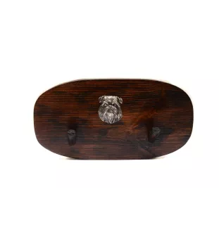 Griffon Bruxellois, Brussels Griffon I - accessory rack, dog medal rack, key hooks by Art-Dog