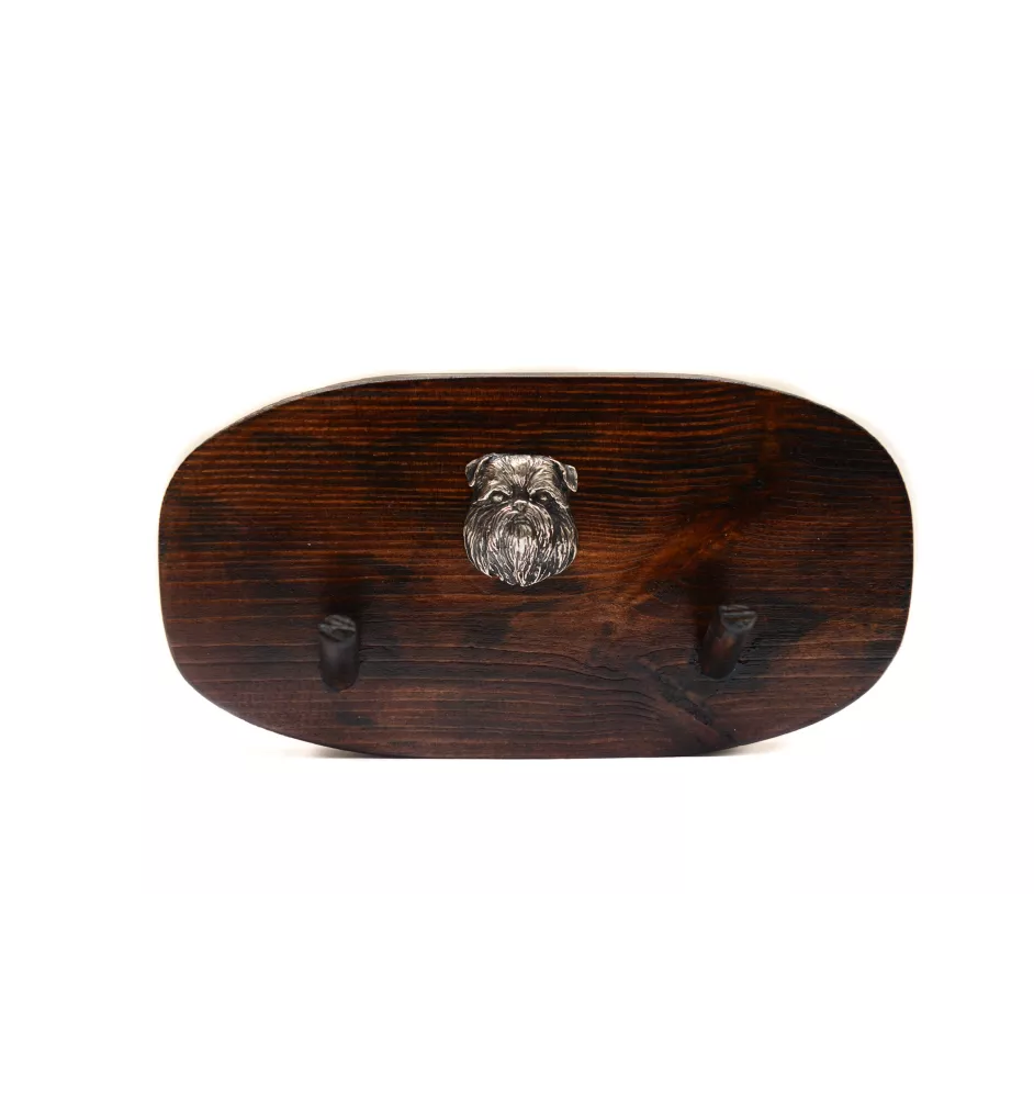 Brüsseler Griffon, Griffon Bruxellois I - Zubehörständer, Hundemarkenständer, Schlüsselhaken von Art-Dog