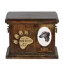 Greyhound drewnianai urna z psem Art-Dog