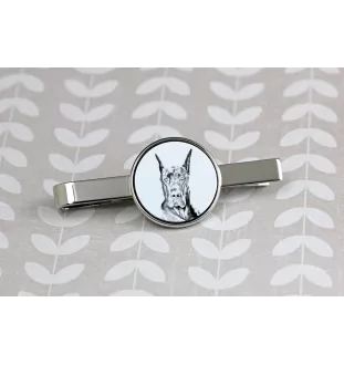 Dogue allemand, Grand danois - épingle à cravate avec chien, pince à cravate personnalisée, cadeau unique pour homme de la marque Art-Dog