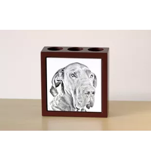Dogue allemand, Grand danois I - porte-stylo avec chien, organiseur de bureau avec impression, décoration de bureau personnalisée de la marque Art-Dog
