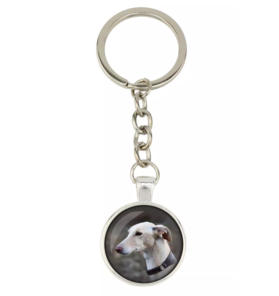 Lévrier anglais, Greyhound - porte-clés avec votre photo, accessoire pour clés, breloque pour sac de la marque Art-Dog