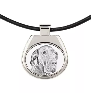 Dogue allemand, Grand danois I - collier avec chien, pendentif personnalisé avec photo, collier unique pour femmes et hommes de la marque Art-Dog