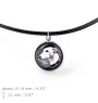 Lévrier anglais, Greyhound - collier pendentif avec votre photo, fait main, bijoux de la marque Art-Dog