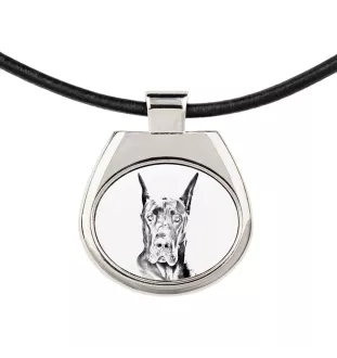 Deutsche Dogge, Ulmer Dogge, Große Dogge - Halskette mit Hund, personalisierter Anhänger mit Foto, einzigartige Halskette für Frauen und Männer von der Marke Art-Dog