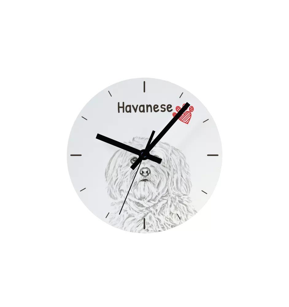 Great Dane I - wall clock with a dog, shelf clock with a print, personalized home decoration from the Art-Dog brand