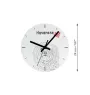 Great Dane I - wall clock with a dog, shelf clock with a print, personalized home decoration from the Art-Dog brand