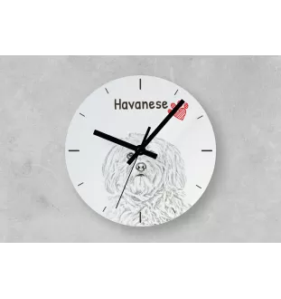 Great Dane I - wall clock with a dog, shelf clock with a print, personalized home decoration from the Art-Dog brand