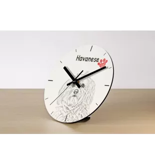 Great Dane I - wall clock with a dog, shelf clock with a print, personalized home decoration from the Art-Dog brand