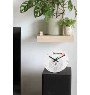 Great Dane I - wall clock with a dog, shelf clock with a print, personalized home decoration from the Art-Dog brand