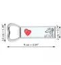 Greyhound, English Greyhound - bottle opener with a dog, personalized fridge opener, unique gift for a man by Art-Dog brand