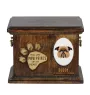 Brüsseler Griffon, Griffon Bruxellois Personalisierte Hundeurne mit Gravur, Erinnerungsbox für Hundeknochen von der Marke Art-Dog