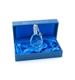 Great Dane I - pendant with a photo of a dog, crystal key ring in a gift box, a unique gift by Art-Dog