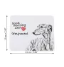 Greyhound, English Greyhound - mouse pad with print, personalized dog-themed mouse pad, unique gadget for an office worker by Art-Dog brand