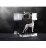 Great Dane - Candle holder with dog photo, crystal tealight holder, personalised gift by Art-Dog brand