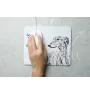 Greyhound, English Greyhound - mouse pad with print, personalized dog-themed mouse pad, unique gadget for an office worker by Art-Dog brand