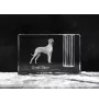Dog niemiecki penholder kryształowy z psem Art-Dog