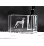Dog niemiecki penholder kryształowy z psem Art-Dog