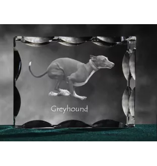 Greyhound ramka kryształowa z psem Art-Dog