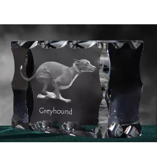 Greyhound ramka kryształowa z psem Art-Dog