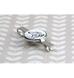 Greyhound spinka do krawatu z psem Art-Dog