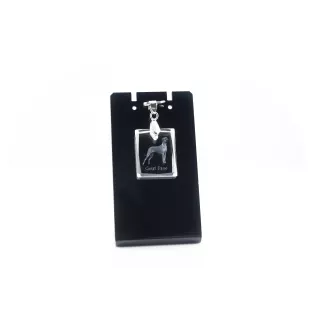 Great Dane - Crystal dog pendant, photo necklace, unique jewellery by Art-Dog