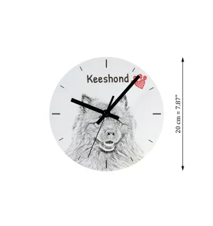 Greyhound, English Greyhound - wall clock with a dog, shelf clock with a print, personalized home decoration from the Art-Dog brand