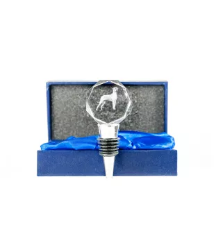 Great Dane - Bottle stopper, crystal wine stopper with photo, personalised gift for bartender by Art-Dog brand