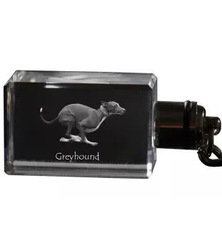 Greyhound brelok kryształowy z psem Art-Dog