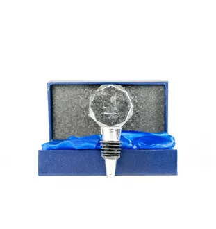 Deutsche Dogge, Ulmer Dogge, Große Dogge I - Flaschenverschluss, Weinverschluss aus Kristall mit Foto, personalisiertes Geschenk für Barkeeper der Marke Art-Dog