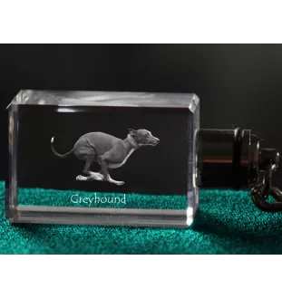 Greyhound brelok kryształowy z psem Art-Dog