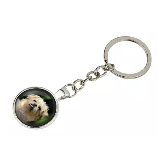 Brüsseler Griffon, Griffon Bruxellois - Schlüsselanhänger in einer Box, eigenes Foto, Schlüsselanhänger der Marke Art-Dog