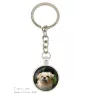 Griffon Bruxellois, Brussels Griffon - keychain in a box, own photo, keychain pendant from Art-Dog brand
