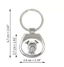 Griffon Bruxellois, Brussels Griffon - keychain with a dog, keychain with a print, personalized pendant from the Art-Dog brand