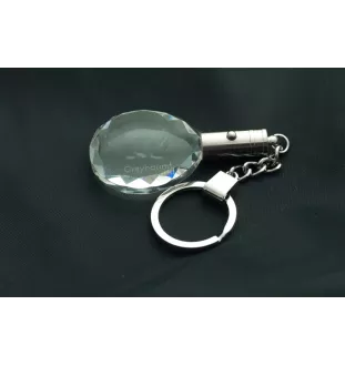 Greyhound, English Greyhound - pendant with a photo of a dog, crystal key ring in a gift box, a unique gift by Art-Dog