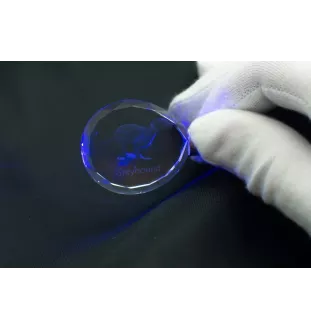 Greyhound, English Greyhound - pendant with a photo of a dog, crystal key ring in a gift box, a unique gift by Art-Dog