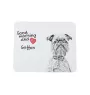 Brüsseler Griffon, Griffon Bruxellois - Mauspad mit Druck, personalisiertes Mauspad mit Hund, einzigartiges Gadget für Büroangestellte von Art-Dog.