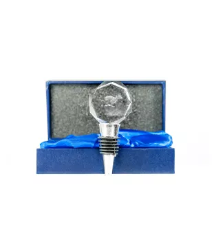 Greyhound, English Greyhound - Bottle stopper, crystal wine stopper with photo, personalised gift for bartender by Art-Dog brand