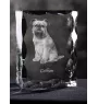 Griffon bruxellois - cristal avec photo de chien, statuette en verre avec photo, cadre exceptionnel avec photo de la marque Art-Dog