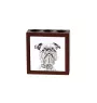 Griffon Bruxellois, Brussels Griffon - pen holder with a dog, desk organizer with a print, personalized desk decoration from the Art-Dog brand.