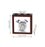 Griffon Bruxellois, Brussels Griffon - pen holder with a dog, desk organizer with a print, personalized desk decoration from the Art-Dog brand.