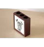 Griffon bruxellois - porte-stylo avec chien, organiseur de bureau avec impression, décoration de bureau personnalisée de la marque Art-Dog